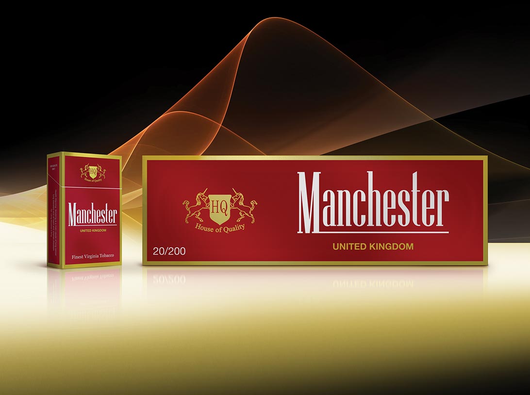 MANCHESTER RED Cigarettes (Pack of 1) - Smoke and Vape